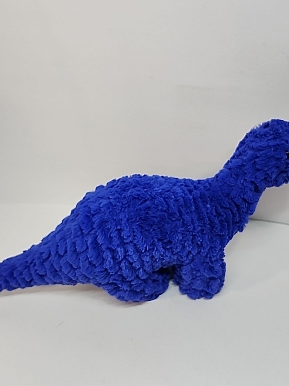 Plush Blue Dino Stuffed Animal - Soft Cuddly Dinosaur Toy